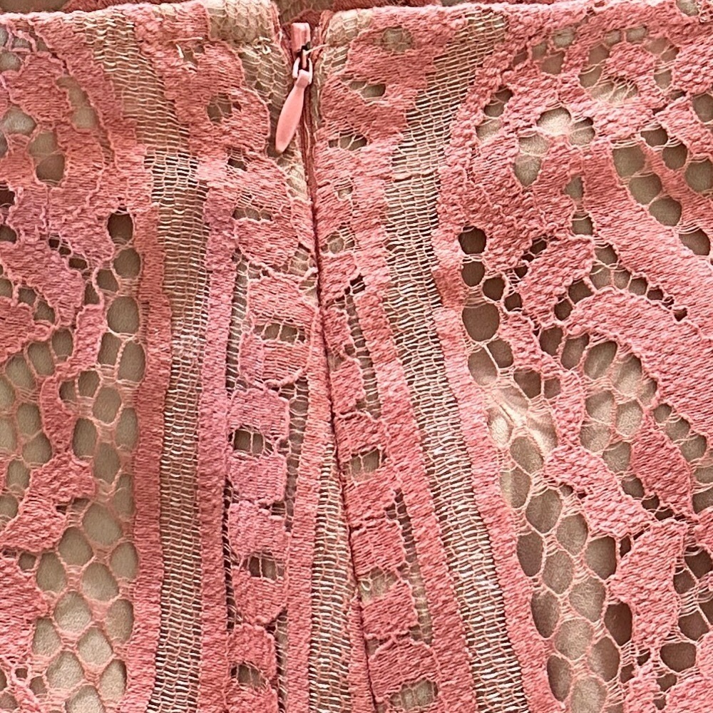 WAYF, WOMENS, NWT, ROSE, LACE SHORTS WITH NUDE UNDERLAY. SIZE XS - Picture 3 of 8